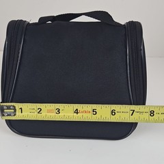 Hollister Black Hanging ostomy Travel Bag Zip Organizer with Hook