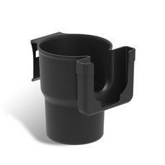 Shakas Car Cup Holder Expander, PP Air Vent Center Seat Back Drink Black