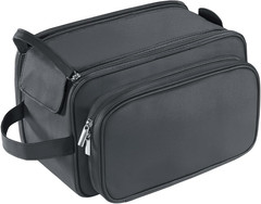 neceser hombre grande viaje organizador resistente agua cuero pu negro aseo