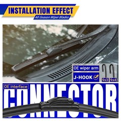 22&Prime; 22&Prime; Front Windshield Wiper blades Replacement for Chevy Chevrolet Silvera…