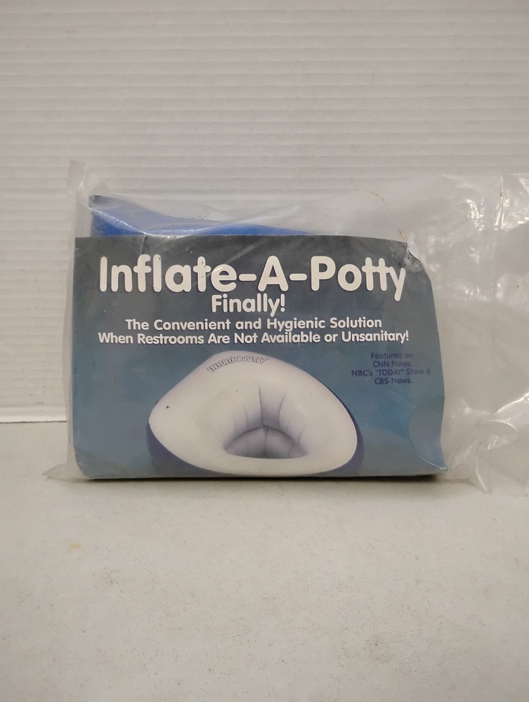 Soft Inflate-A-Potty, Camping Car Truck Auto Travel Emergencies – Adult Blow Up