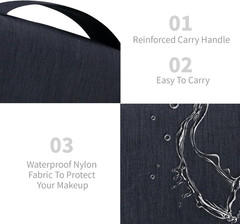 Large Capacity Toiletry Bag Travel Bag with Hanging Hook for Men and Women Water