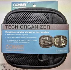 CONAIR – Tech Organizer for Storage Cables and Chargers with 3 Compartments