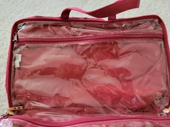 Worldwide Inc. Red Travel Case for Toiletries or Jewelry