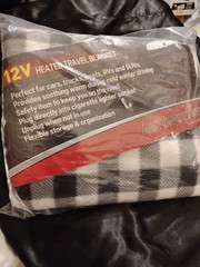 New 12v Heated Travel Blanket For Car, Truck, Boat Or RV