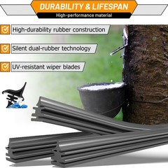 28&Prime;+28&Prime; Windshield Wipers with 11&Prime; Rear Wiper Blade Replacement for Ford Esca…