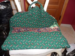 Vera Bradley garment bag in retired Green Golf pattern NWT