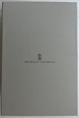 Brunello Cucinelli Brown Calf Leather Double Zip Toiletry Bag New In Box