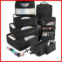 Veken 10 Set/8 Set Packing Cubes Travel Essentials Suitcase Organizer Bags In 4