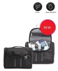 Scandinavia Hanging Toiletry/Cosmetic Unisex Bag, Black