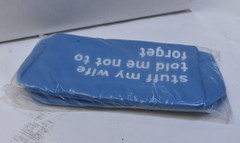 Airportag Custom Packing Bag Stuff My Wife Told Me Not To Forget Blue Travel