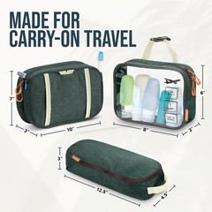 Travel Toiletry Bag Set – 3-Piece Organizer Kit