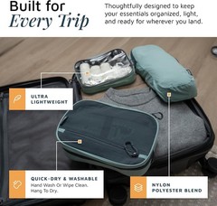 Stylish Toiletry Bag Bundle | Hanging Organizer, TSA Pouches
