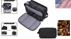 Versatile Medium Toiletry Bag for Men | Water-Resistant Dopp Kit & Shaving Bag