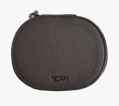 NEW TUMI Smooth Brown Zip Around SINGLE WATCH ROLL Case Travel Accessory