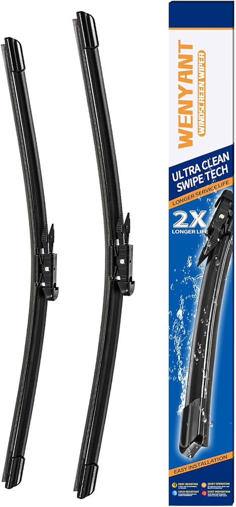 22&Prime;/20&Prime; Windshield Wipers Compatible with Lincoln MKZ 2013-2020 Ford Mustang 201