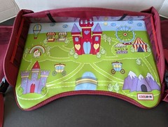 Cool Mom: Kids Travel Car Activity Tray- Lap Desk Princess Foldable