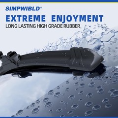 Wiper Blades Replacement Set for Honda Fit & Hyundai Elantra 28&Prime; + 14&Prime;