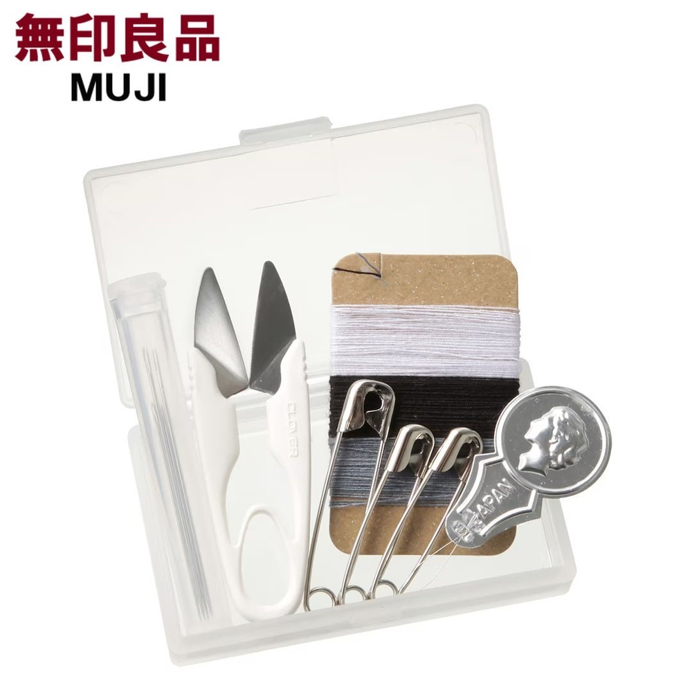 MUJI Compact Emergency Travel Sewing Set Made in Japan
