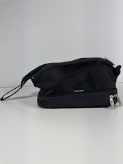 SwissGear Wenger Black Travel Toiletry Bag Dopp Kit Zippered Zip Case