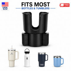 Car Cup Holder Expander Extender Adapter for Yeti Hydro Flask Large Bottles Mugs