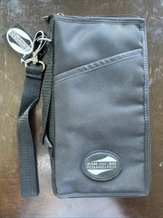 American Tourister Travel Organizer Zip Closure Handle Pass Post Wallet Card NEW