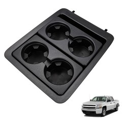 Console Cup Holder Compatible with Chevy Chevrolet Silverado1500 Black