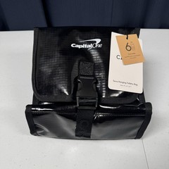 Calpak Terra Hanging Toiletry Bag Organizer Travel Case Black – Capital One -NWT