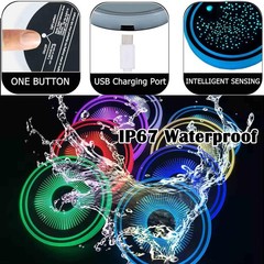 2PCS LED Car Cup Holder Lights, Light up Coasters for Holders Color 4