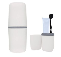 Travel Toothbrush Case – Portable Holder for Toothbrush & Paste