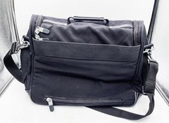 Briggs and Riley Hanging Toiletry Bag Black Crossbody Travel Nylon Organizer