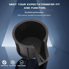 2PCS Cup Holder Center Console Inserts Compatible for 4RUNNER 2014 2015 2016 201