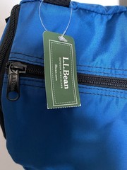 LL Bean Personal Organizer Nautical Blue Small