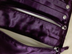 Great Reise-Schmuck-Tasche Satin 8 11/16×13 13/16in Refreshing Purple 4 Bags 2