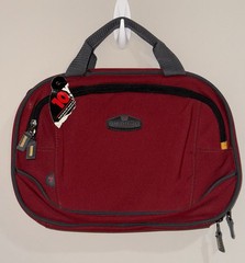Ricardo Beverly Hills Red Travel Toiletry Bag Hanging Organizer Makeup Shaving