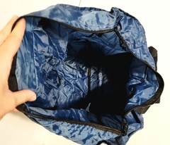 Rick Steves Navy Blue Hideaway Packable Tote Bag Folding Travel Tote Carry-On