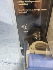 Vintage Norelco Travel Care Fabric Steamer/Wrinkle Remover Model TS60 White NIP!