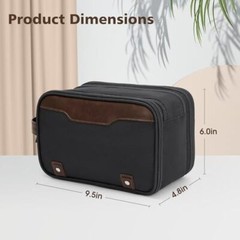 Toiletry Bag for Men Hanging Travel Toiletry Bag, Extra Electronic Medium Grey