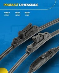 19&Prime; 18&Prime; Windshield Wiper Blades Replacement for 2013-2015 Cooper 2doors 2013