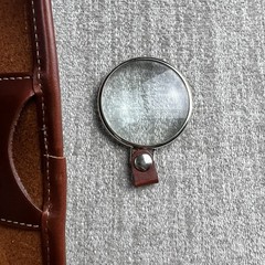 Orvis Galco Leather Road Atlas Map Holder Travel Case WWT Monogram