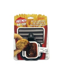 Saucemoto Dip Clip Car Sauce Holder (Black) 2 Pack