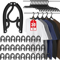 30Pcs Foldable Travel Hangers Cruise Essentials Travel Essential Phone Size | Po