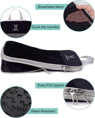 6/8 Sets Compression Packing Cubes for Travel, Portable Zipper Packing Cube f…