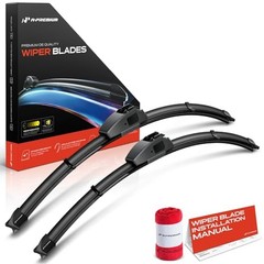 24&Prime; + 21&Prime; Windshield Wiper Blades Compatible with Honda Pilot 2003-2008,