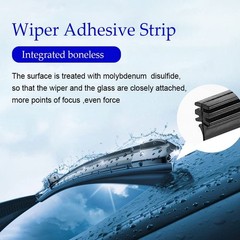 Car Wiper Blade Refills 4PCS 26 Inch Adjustable Universal Replacement Set NEW