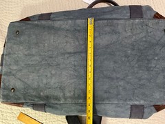 POTTERY BARN UNION CANVAS WEEKENDER LARGE BAG GRAY NEW WITH TAGS
