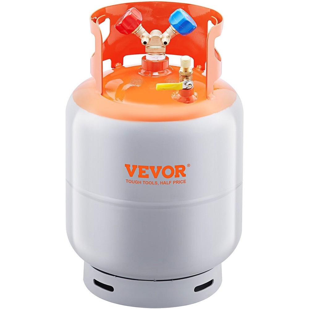VEVOR Refrigerant Recovery Tank, 50 LBS Capacity, 400 psi Portable Cylinder Tank