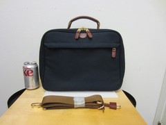 New Old Stock BRIC’S TOILETRY TRAIN Beauty Cosmetic Hard CASE Tote Bag « BLUE »