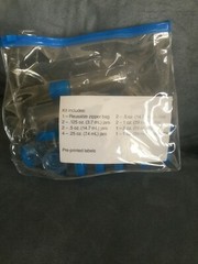 CONAIR BLUE 15 PIECE TRAVEL CLEAR CONTAINER SET IN PLASTIC BAG – BRAND NEW