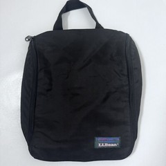 LL Bean Bag Personal Organizer Toiletry Black Green Travel Men Unisex Gorpcore